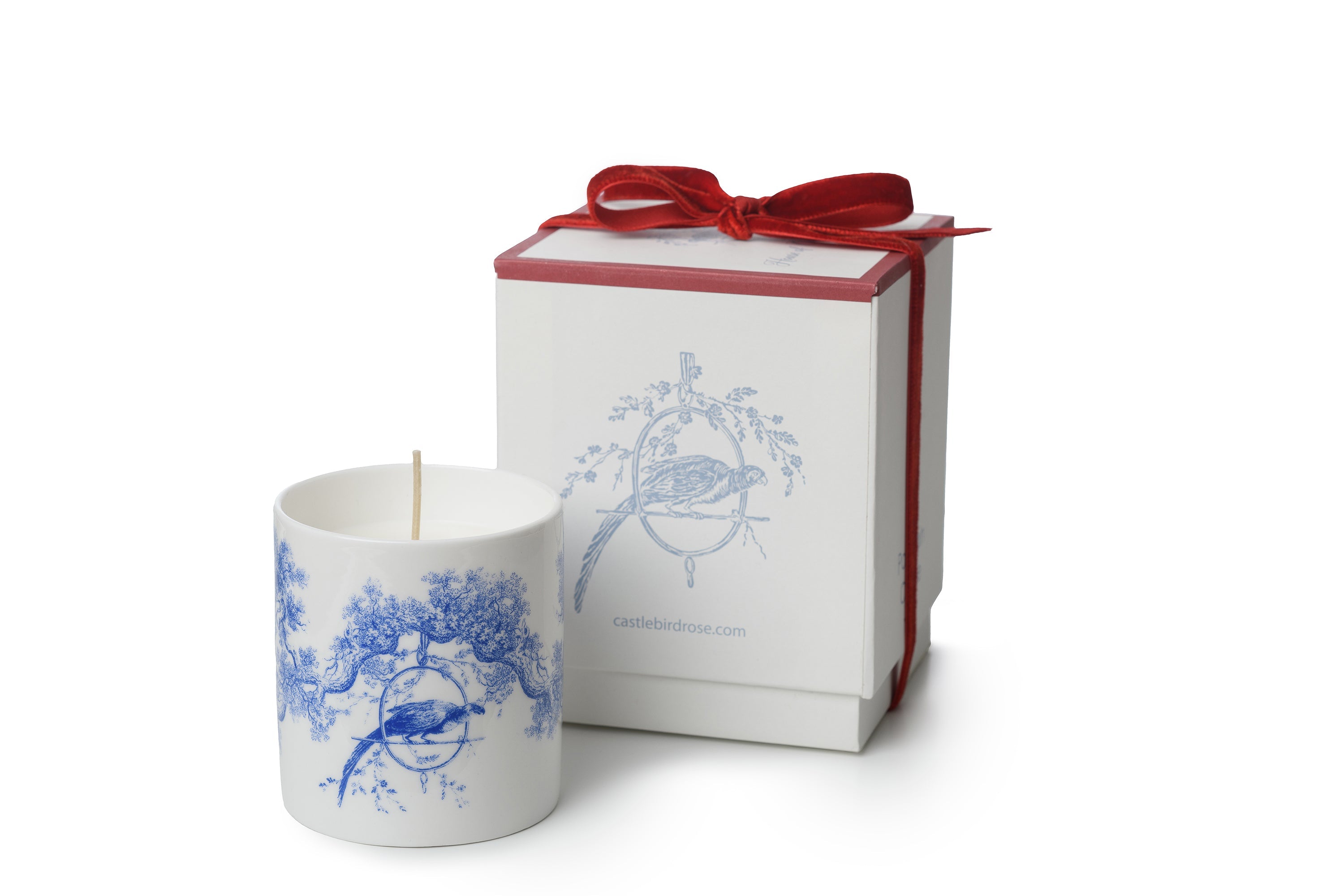 TOILE DE JOUY Lavender-scented CANDLE ''Castlebird'' - House of Castlebird Rose