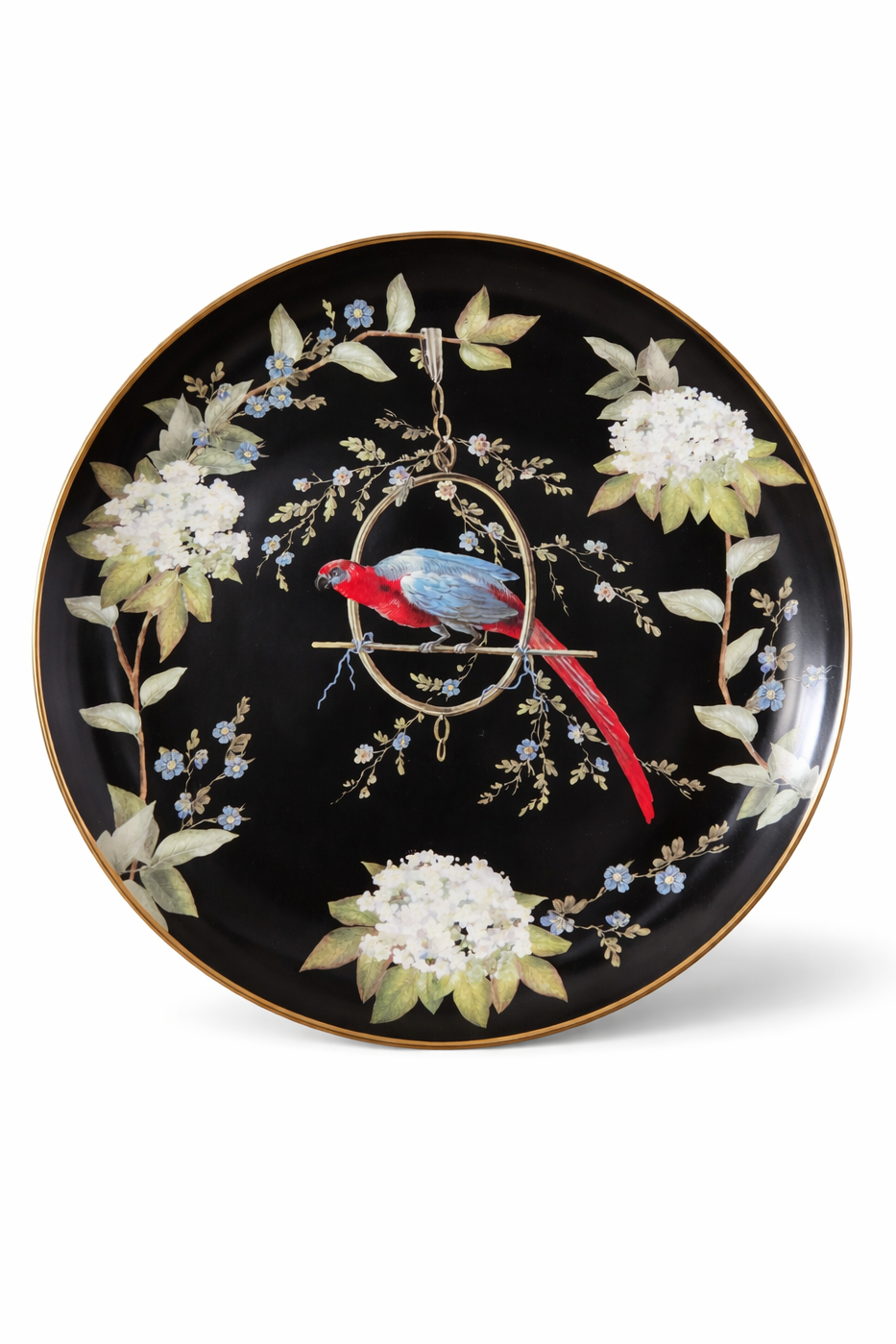 DINNER PLATE "ORIENT" IN BLACK