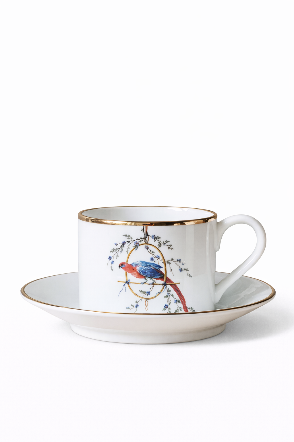 Cup and Saucer “Le Perroquet”