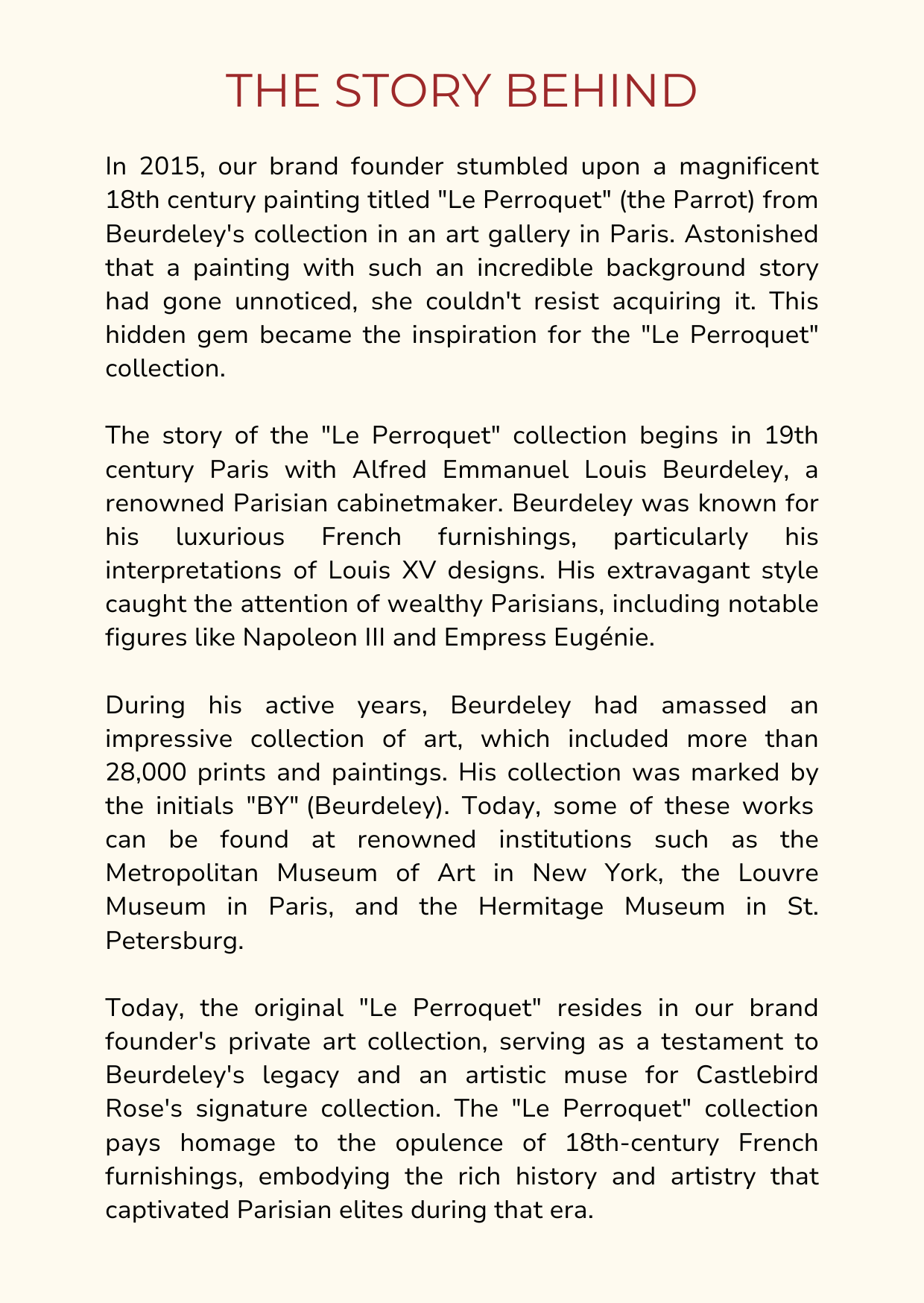 Teapot ''Le Perroquet'' - House of Castlebird Rose