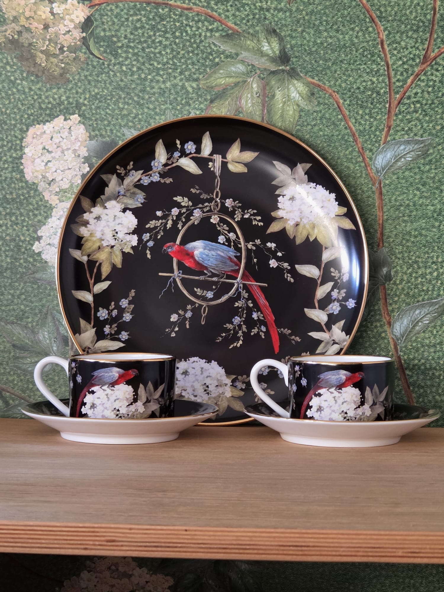 DINNER PLATE "ORIENT" IN BLACK