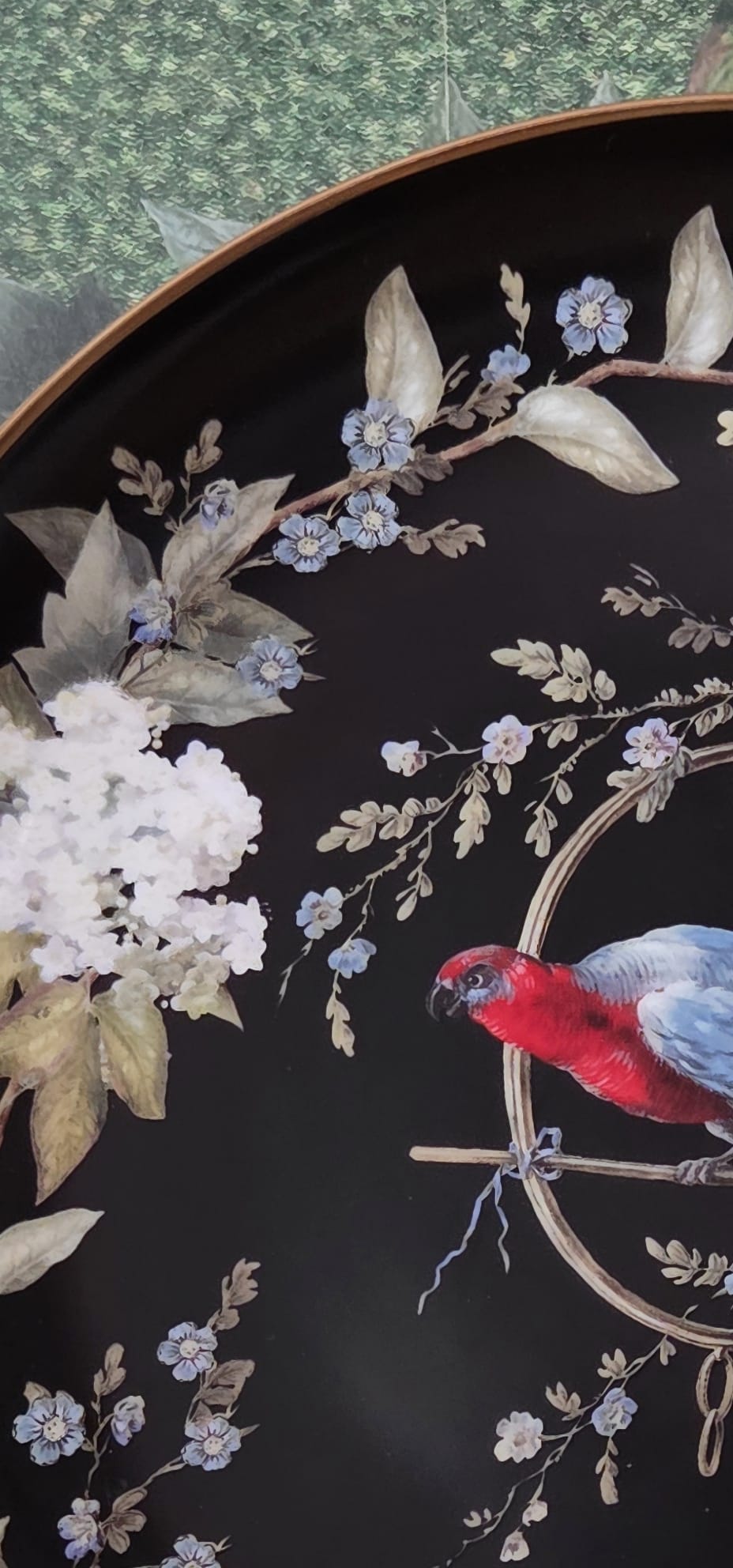 DINNER PLATE "ORIENT" IN BLACK