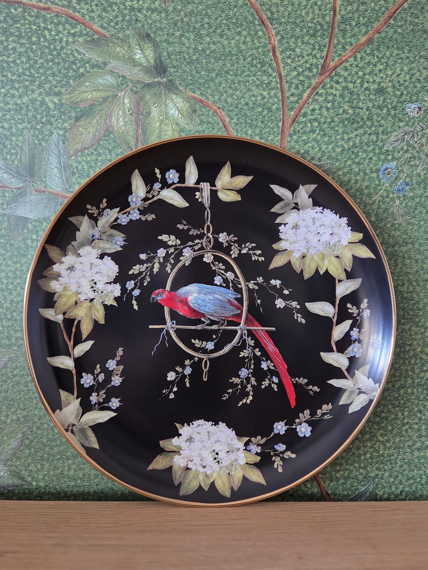 DINNER PLATE "ORIENT" IN BLACK