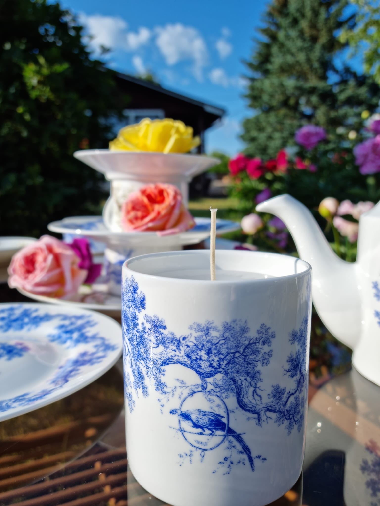 TOILE DE JOUY Lavender-scented CANDLE ''Castlebird''
