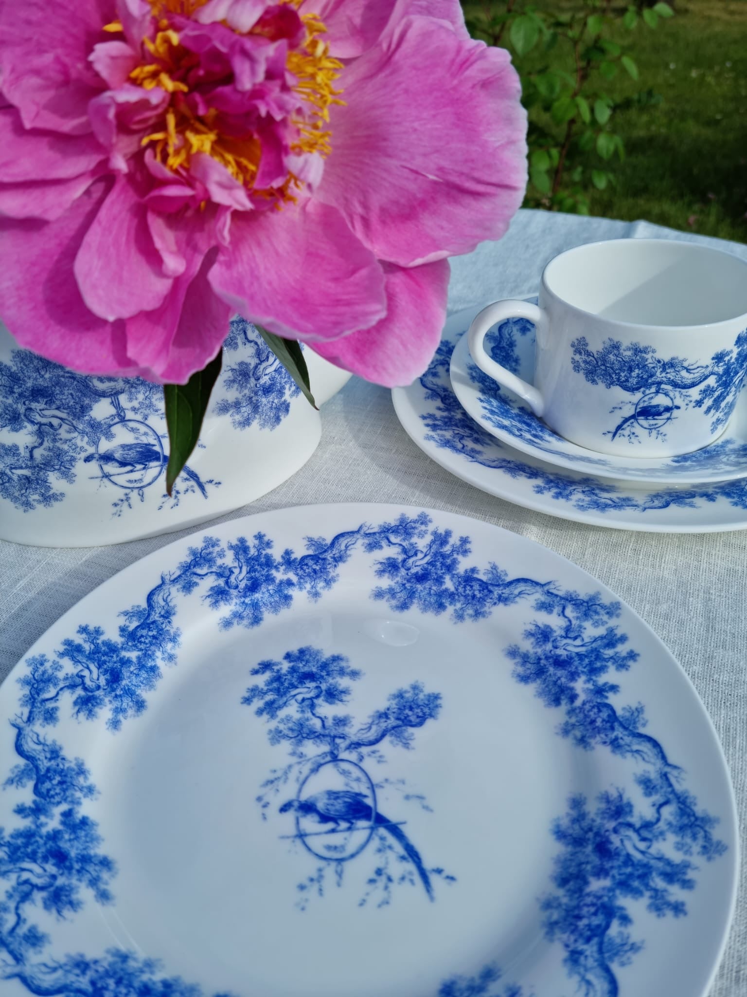 Toile De Jouy Side plate ''Castlebird''