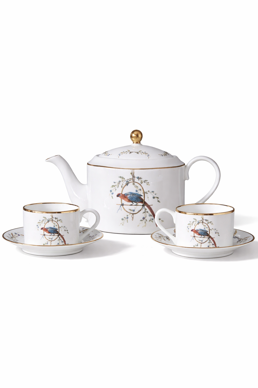 Tea-For-Two set ''Le Perroquet''