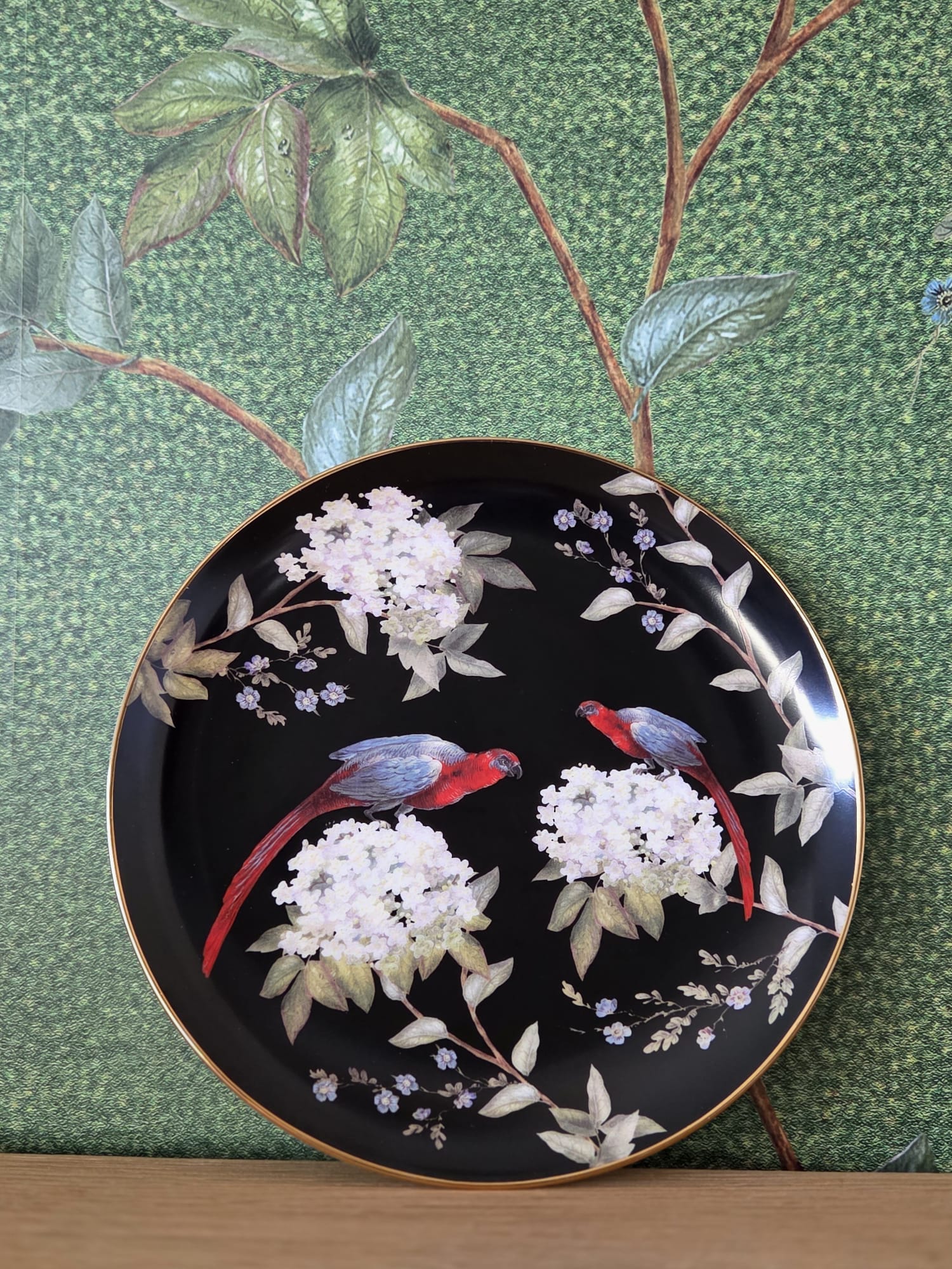 SIDE PLATE "ORIENT" IN BLACK